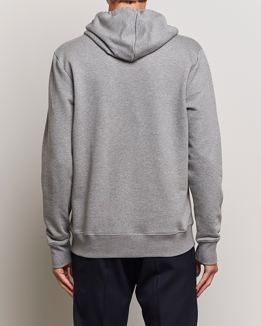 Uomini | Maglieria | PS Paul Smith | Zebra Organic Cotton Hoodie Grey Melange