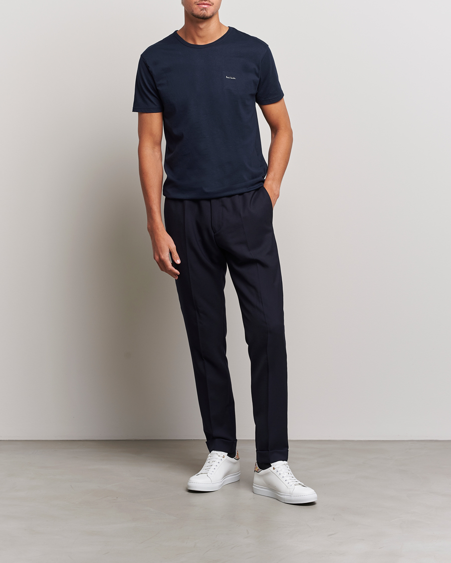 Uomini | T-shirt | Paul Smith | 3-Pack Crew Neck T-Shirt Black/Navy/White