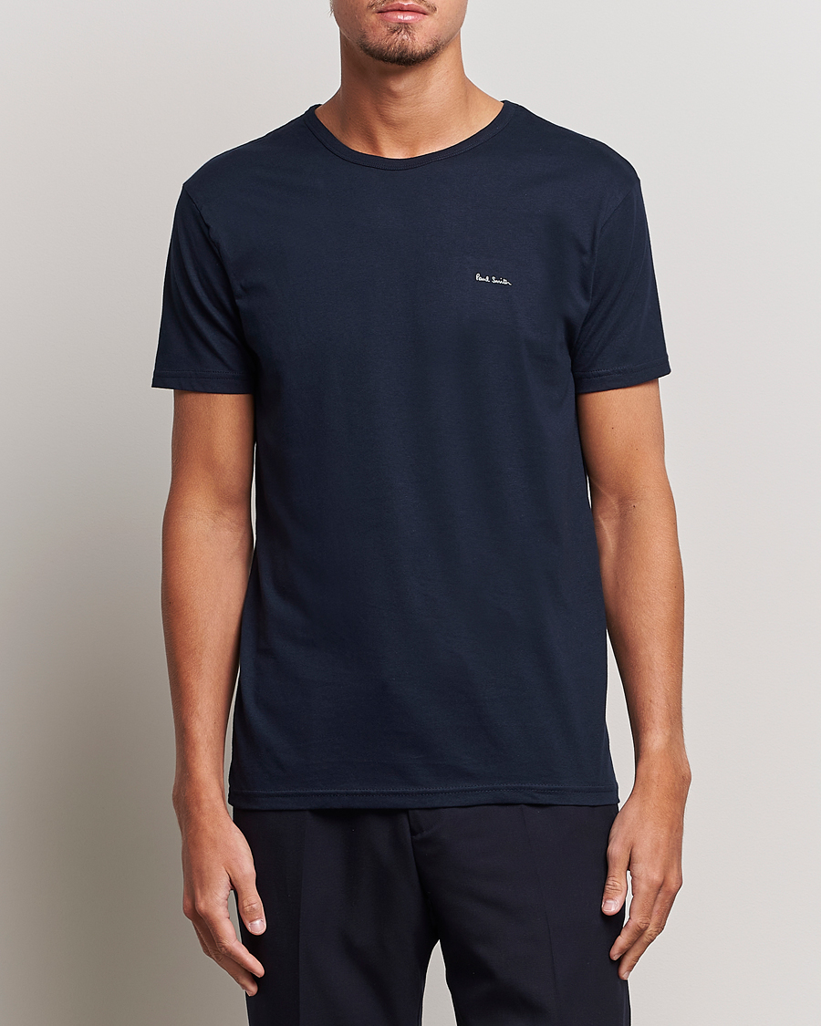 Uomini | T-shirt | Paul Smith | 3-Pack Crew Neck T-Shirt Black/Navy/White