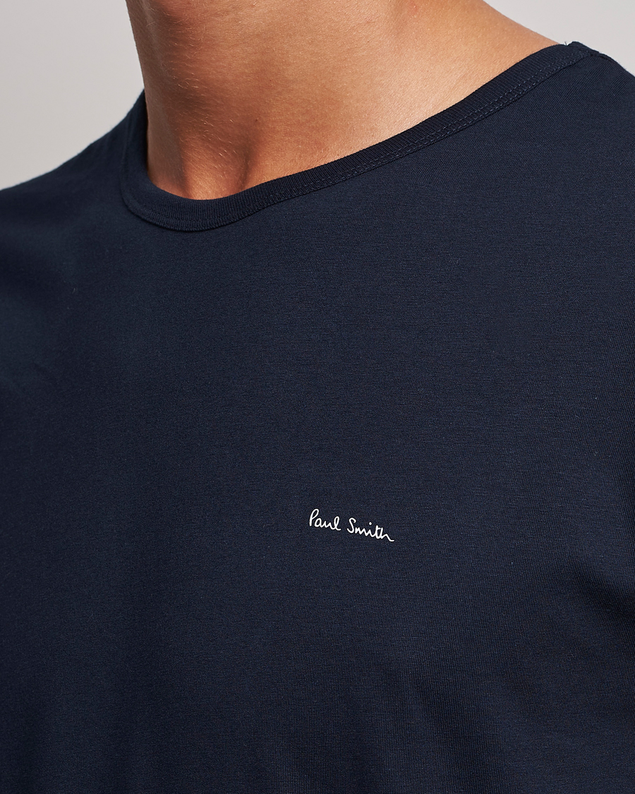 Uomini | T-shirt | Paul Smith | 3-Pack Crew Neck T-Shirt Black/Navy/White