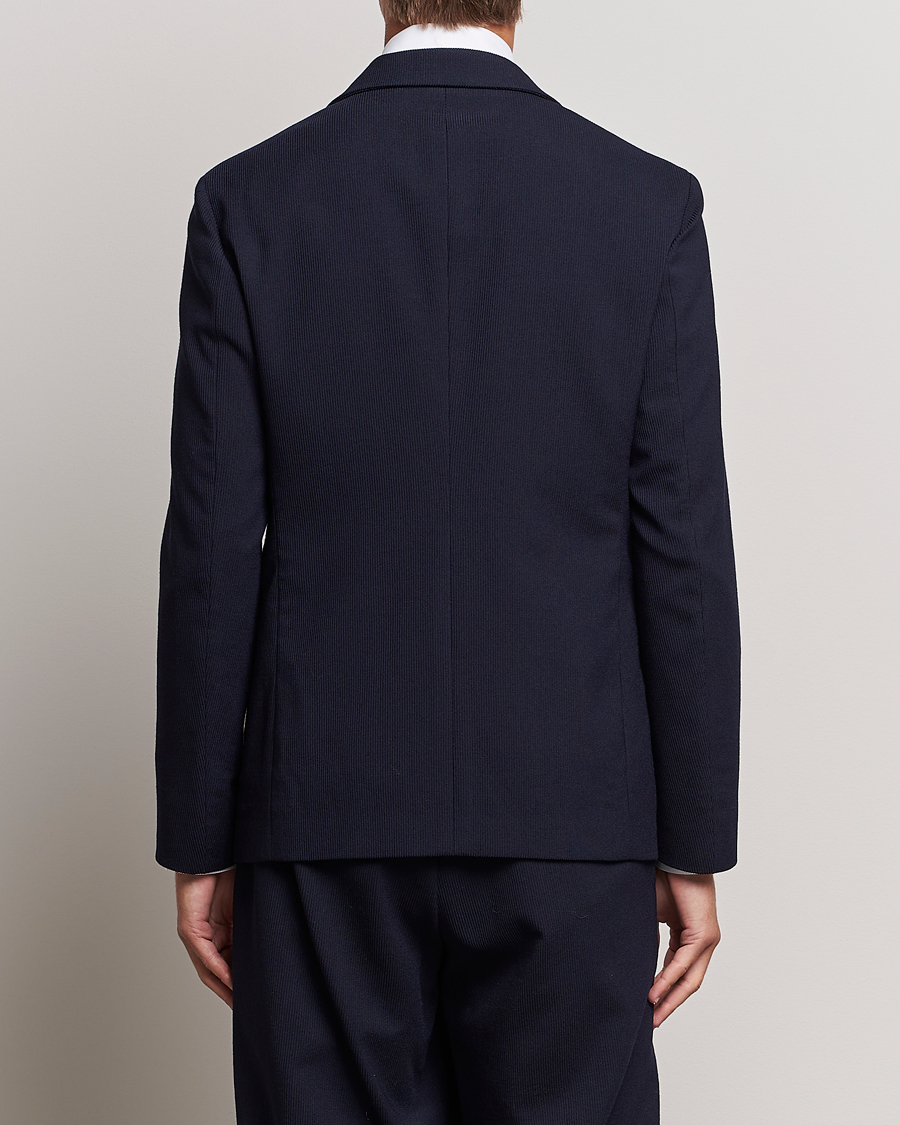 Uomini | Blazers | Giorgio Armani | Wool Stretch Blazer Navy