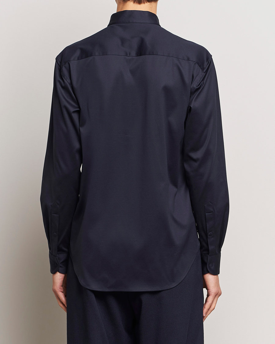 Uomini | Camicie | Giorgio Armani | Guru Collar Shirt Navy