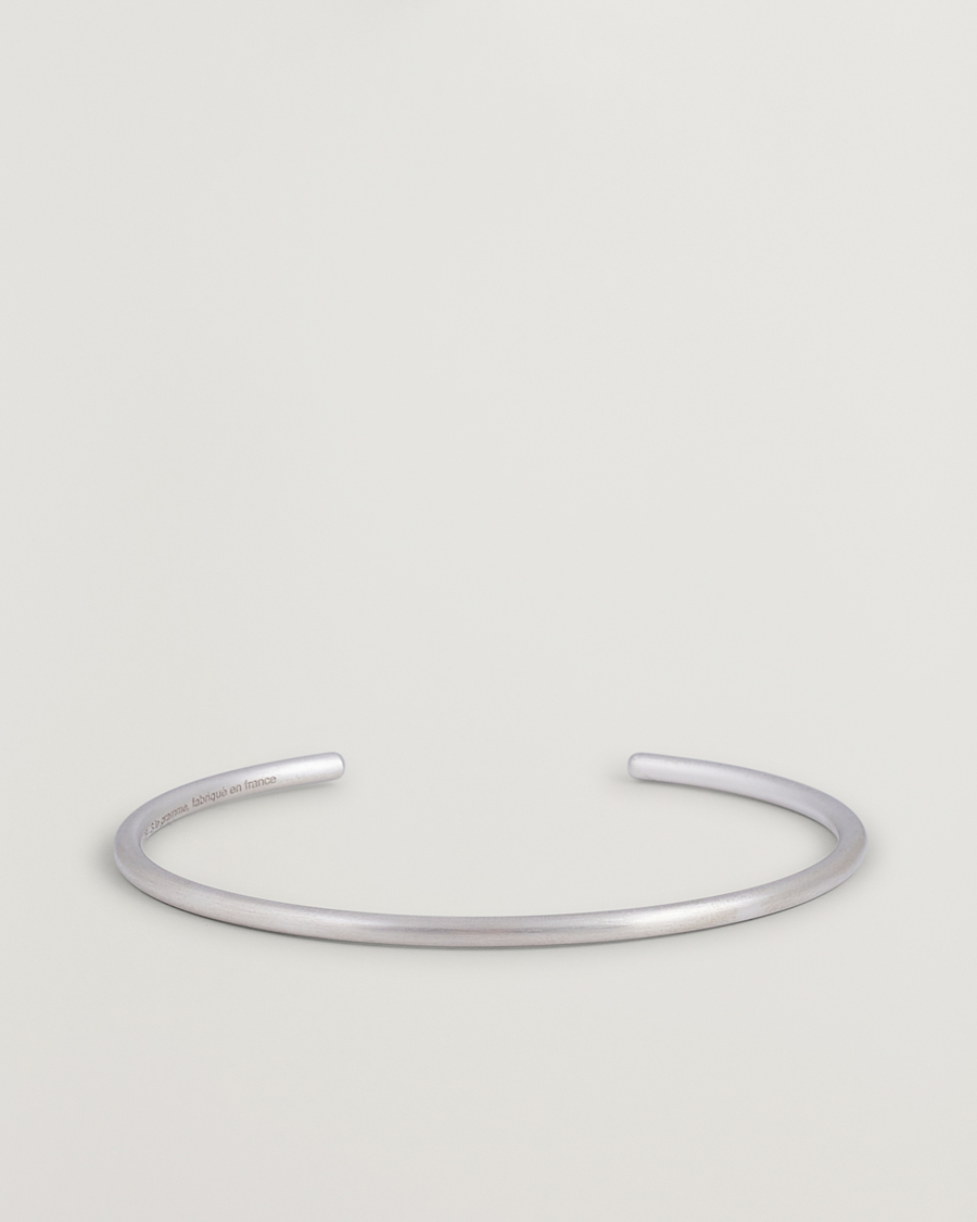 Uomini | Gioielli | LE GRAMME | Bangle Bracelet Brushed Sterling Silver 7g