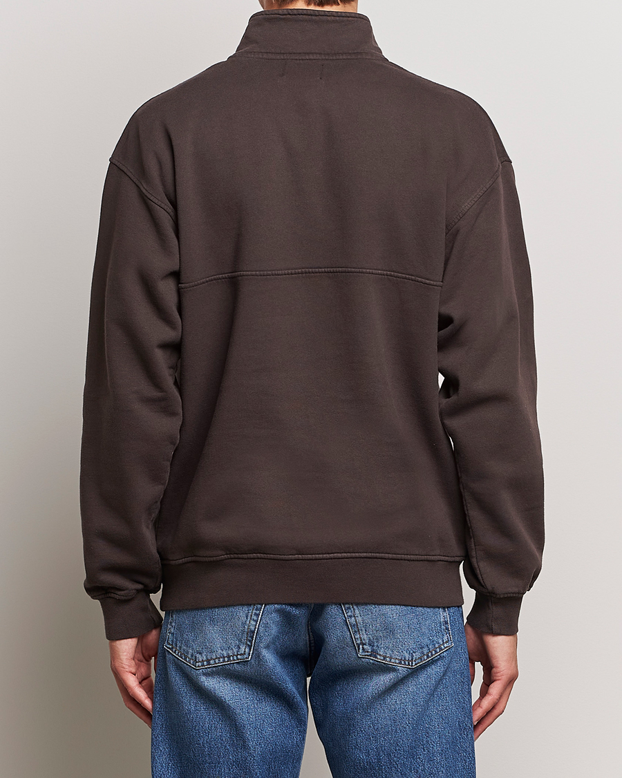 Uomini | Maglieria | Colorful Standard | Classic Organic Half-Zip Coffee Brown