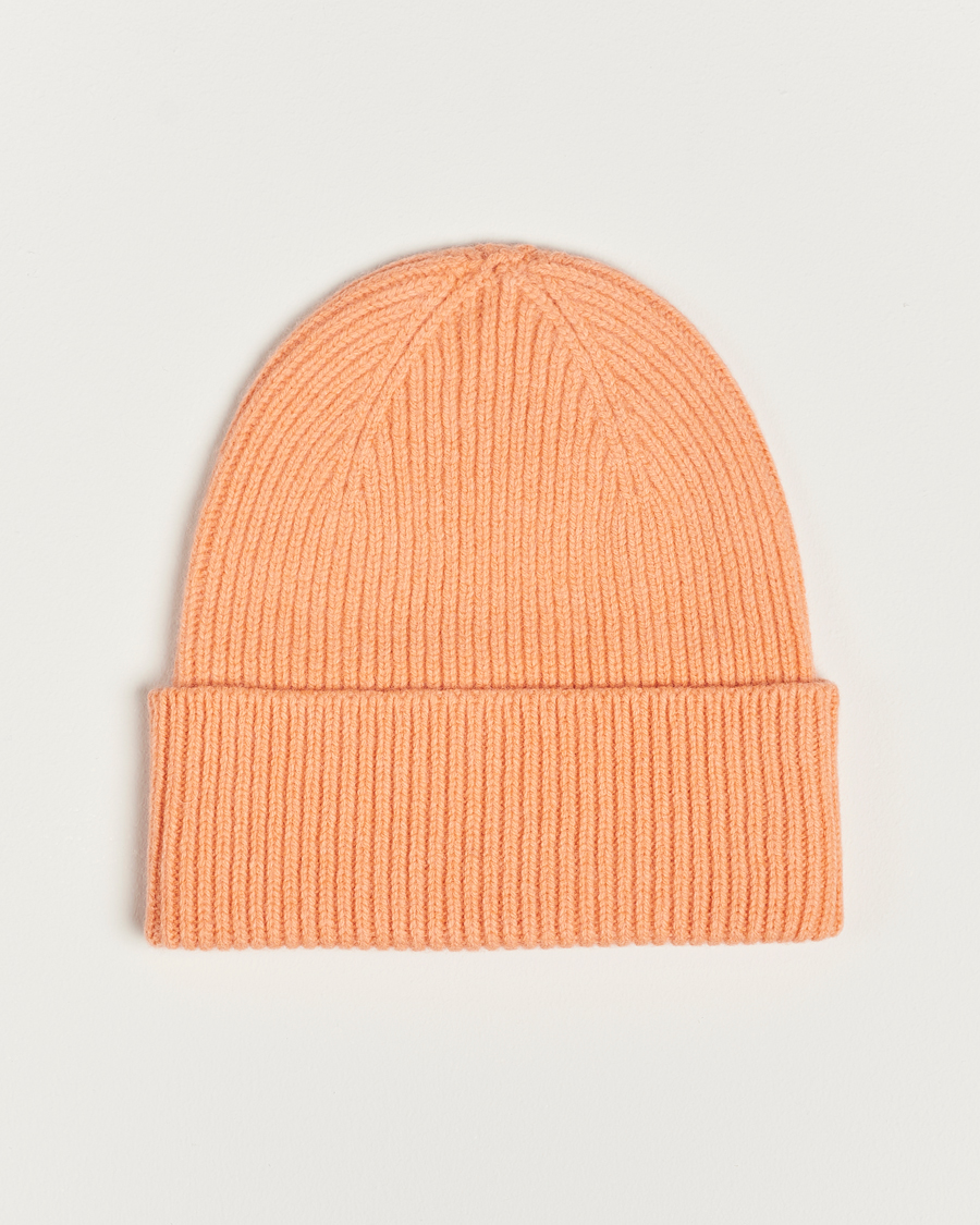 Uomini | Colorful Standard Merino Wool Beanie Sandstone Orange | Colorful Standard | Merino Wool Beanie Sandstone Orange