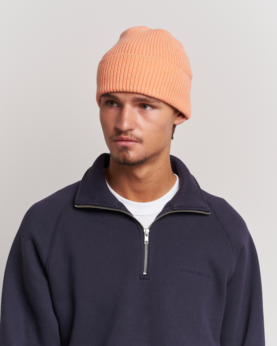 Uomini | Colorful Standard Merino Wool Beanie Sandstone Orange | Colorful Standard | Merino Wool Beanie Sandstone Orange