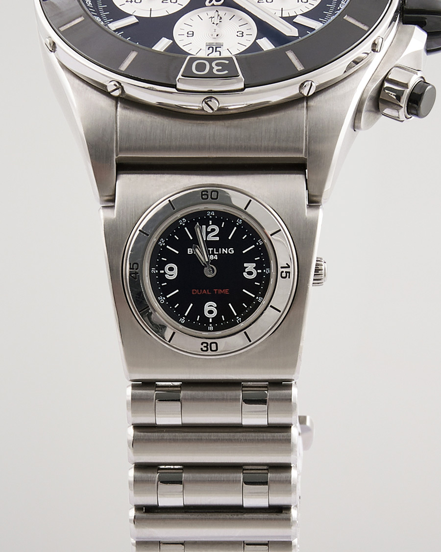 Uomini | Breitling Pre-Owned Super Chronomat B01 44 Steel Black | Breitling Pre-Owned | Super Chronomat B01 44 Steel Black