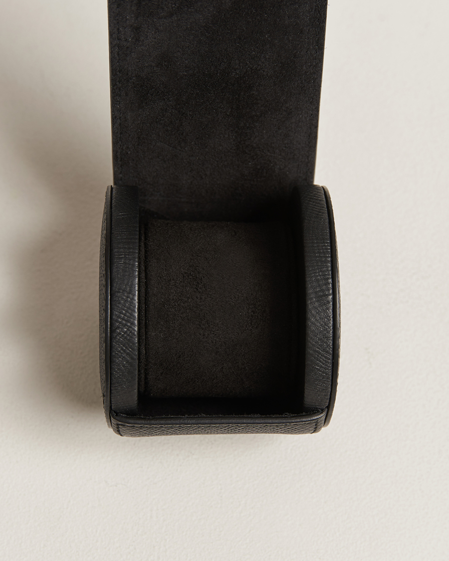 Uomini | Orologi & Portagioielli | Smythson | Panama Single Watch Roll Black