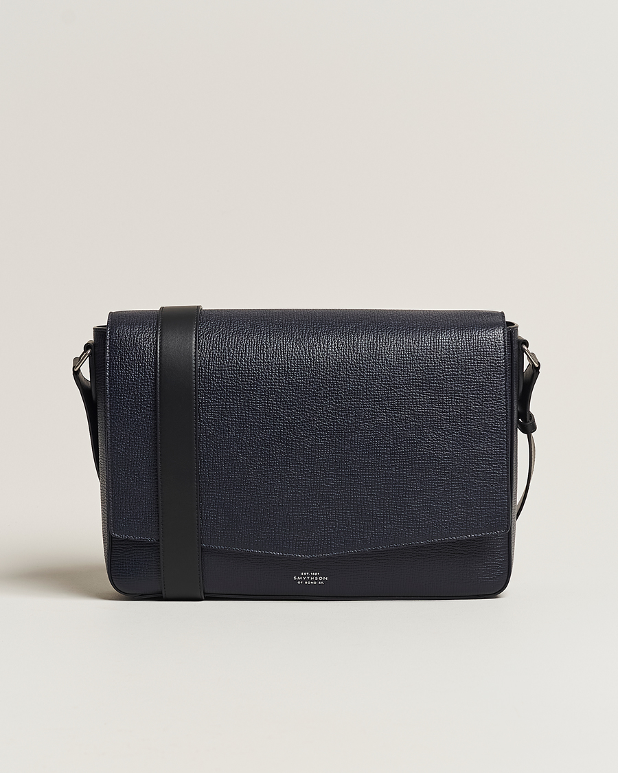 Uomini | Smythson Ludlow Messenger Bag Navy | Smythson | Ludlow Messenger Bag Navy