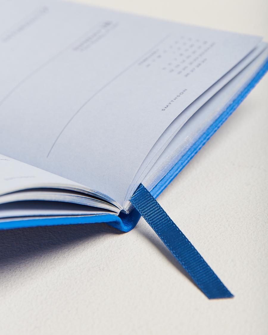 Uomini | Smythson Panama Crossgrain Diary 2024 Lapis | Smythson | Panama Crossgrain Diary 2024 Lapis