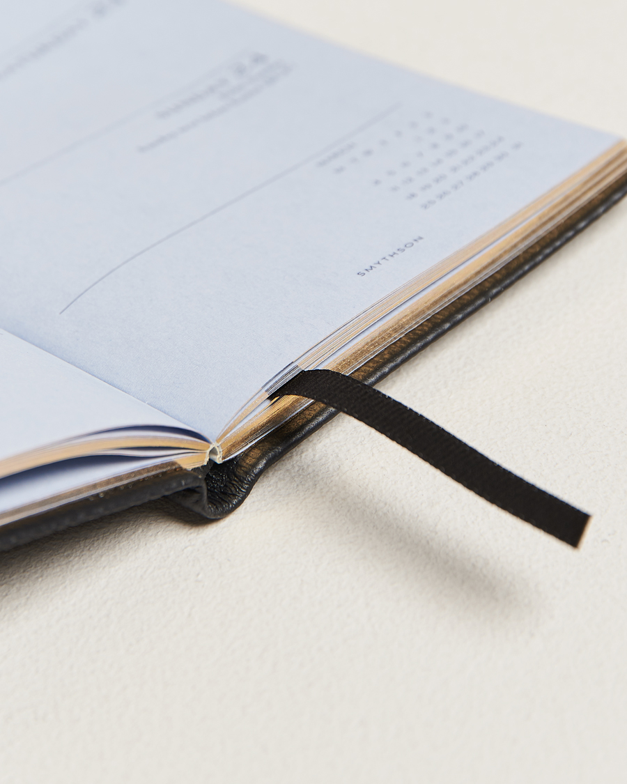 Uomini | Smythson Panama Crossgrain Diary 2024 Black | Smythson | Panama Crossgrain Diary 2024 Black