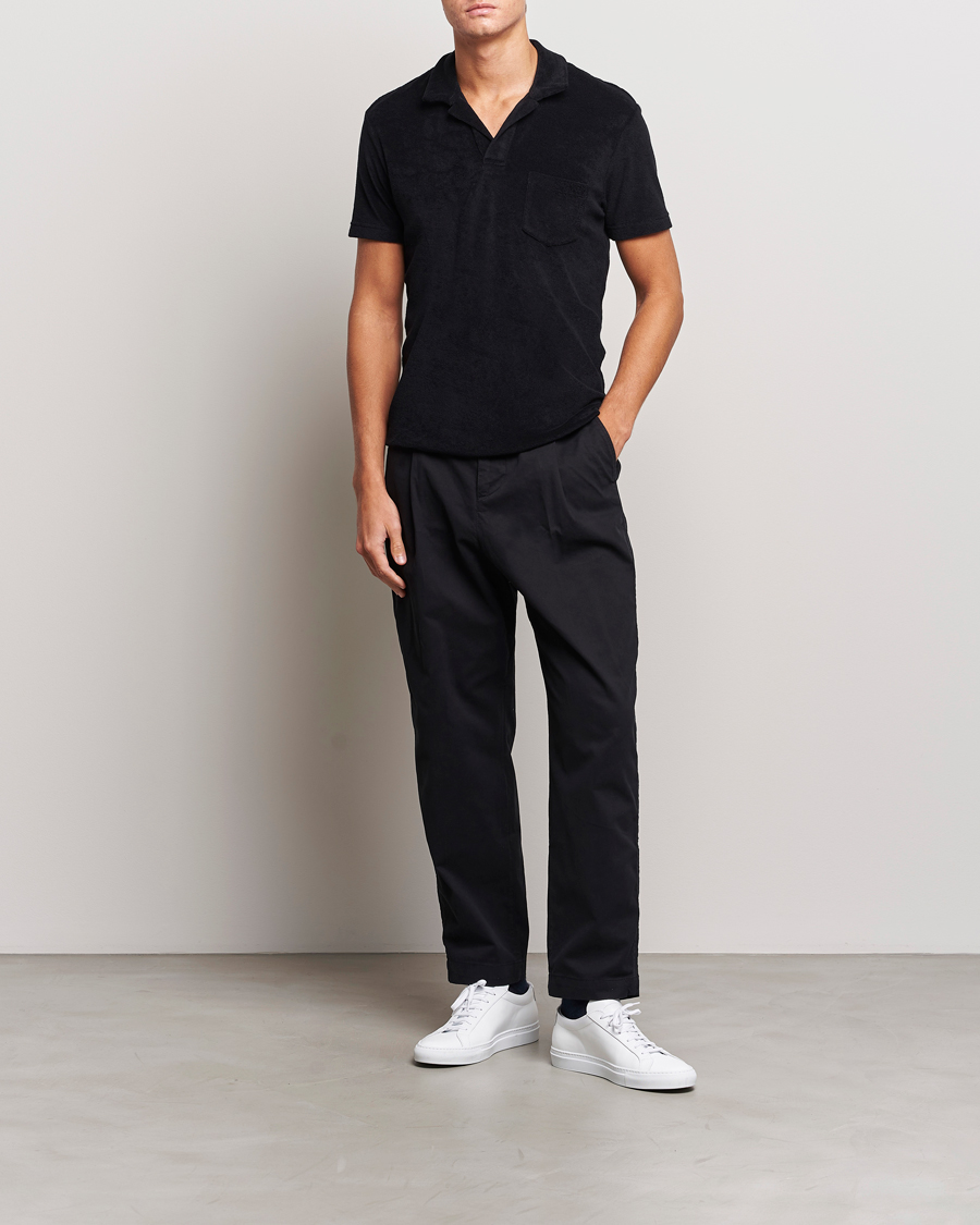 Uomini | Polo | Orlebar Brown | Terry Polo Black