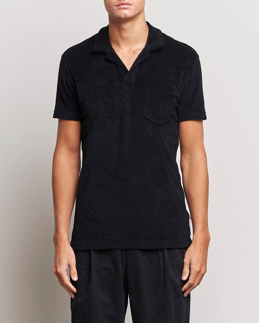 Uomini | Polo | Orlebar Brown | Terry Polo Black