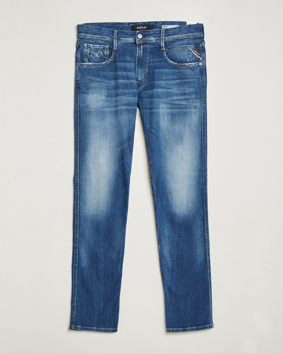 Uomini | Jeans | Replay | Anbass Super Stretch Bio Jeans Medium Blue