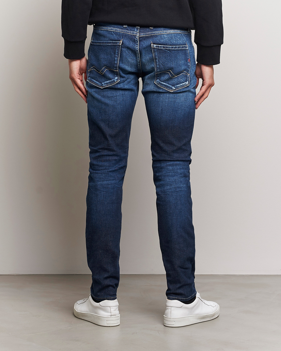 Uomini | Jeans | Replay | Anbass Super Stretch Bio Jeans Dark Blue