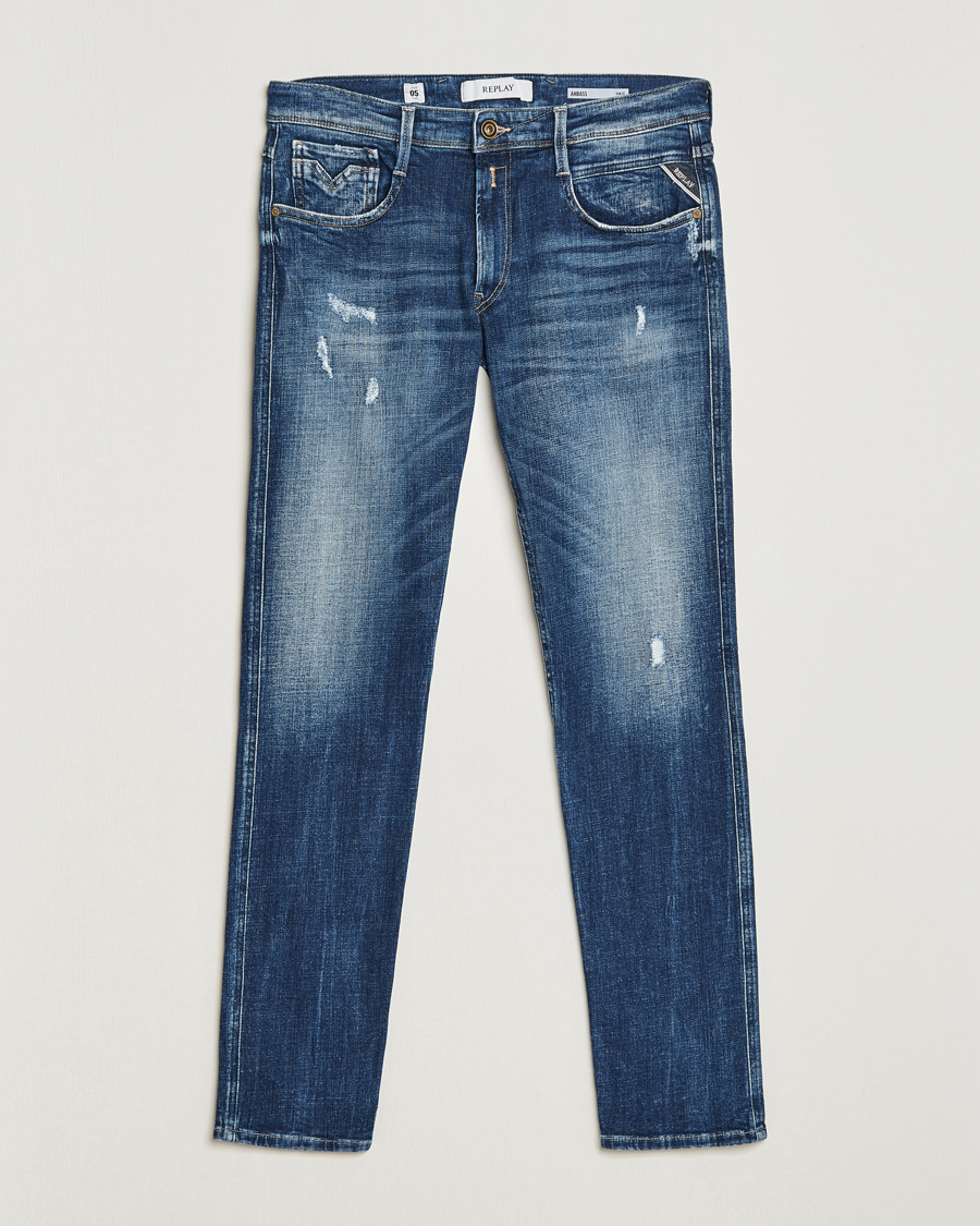 Uomini | Jeans | Replay | Anbass 5 Years Wash Jeans Dark Blue