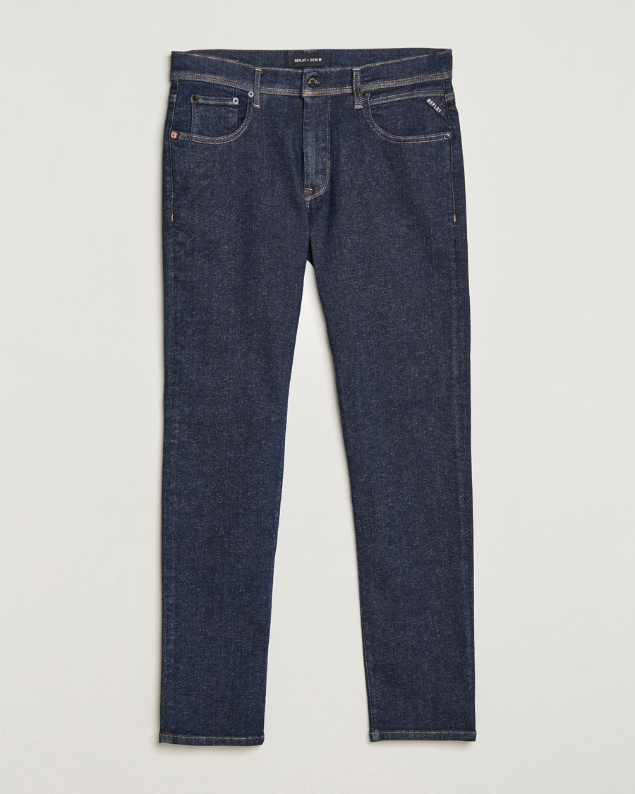 Uomini | Jeans | Replay | Sartoriale Regular Fit Hyperflex Jeans Dark Blue