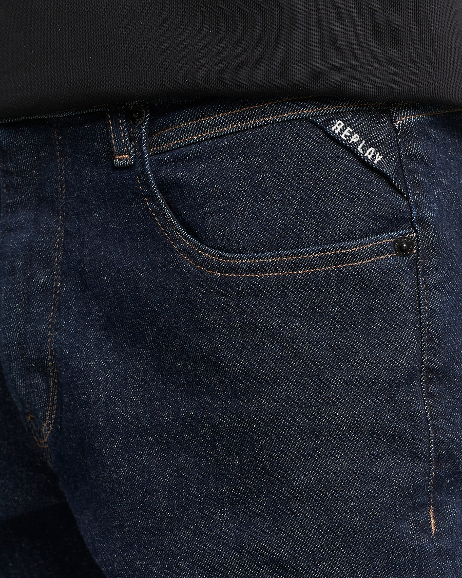 Uomini | Jeans | Replay | Sartoriale Regular Fit Hyperflex Jeans Dark Blue