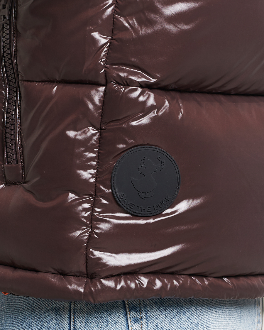Uomini | Giacche | Save The Duck | Ailantus Padded Puffer Vest Brown Black