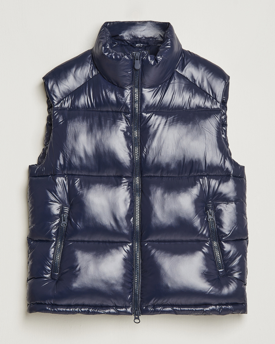 Uomini | Giacche | Save The Duck | Ailantus Padded Puffer Vest Blue Black