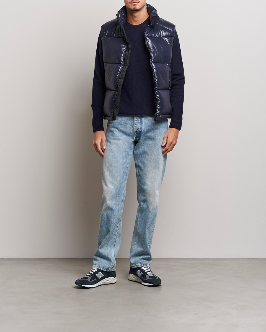 Uomini | Giacche | Save The Duck | Ailantus Padded Puffer Vest Blue Black