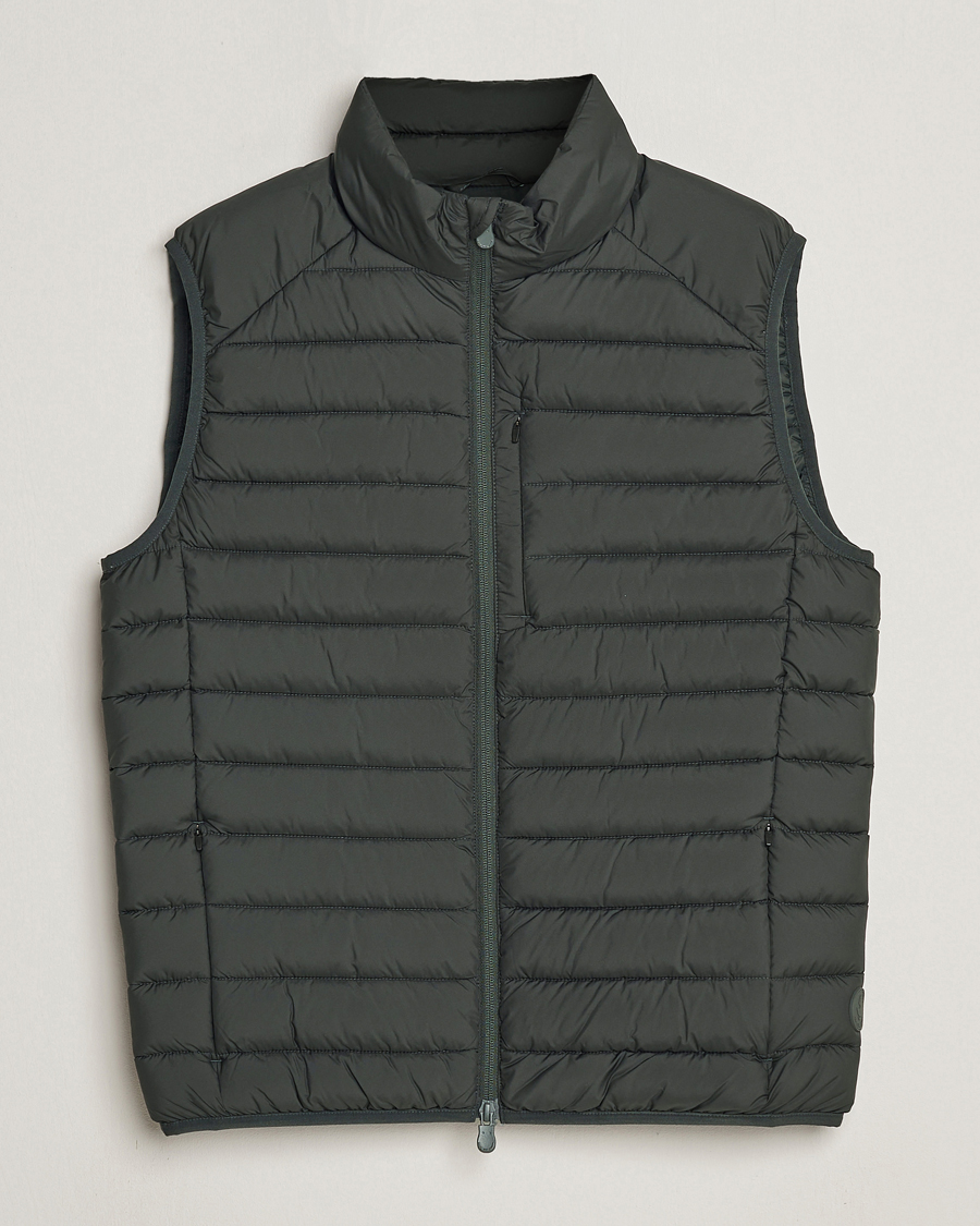 Uomini | Giacche | Save The Duck | Rhus Matt Lightweight Vest Green Black
