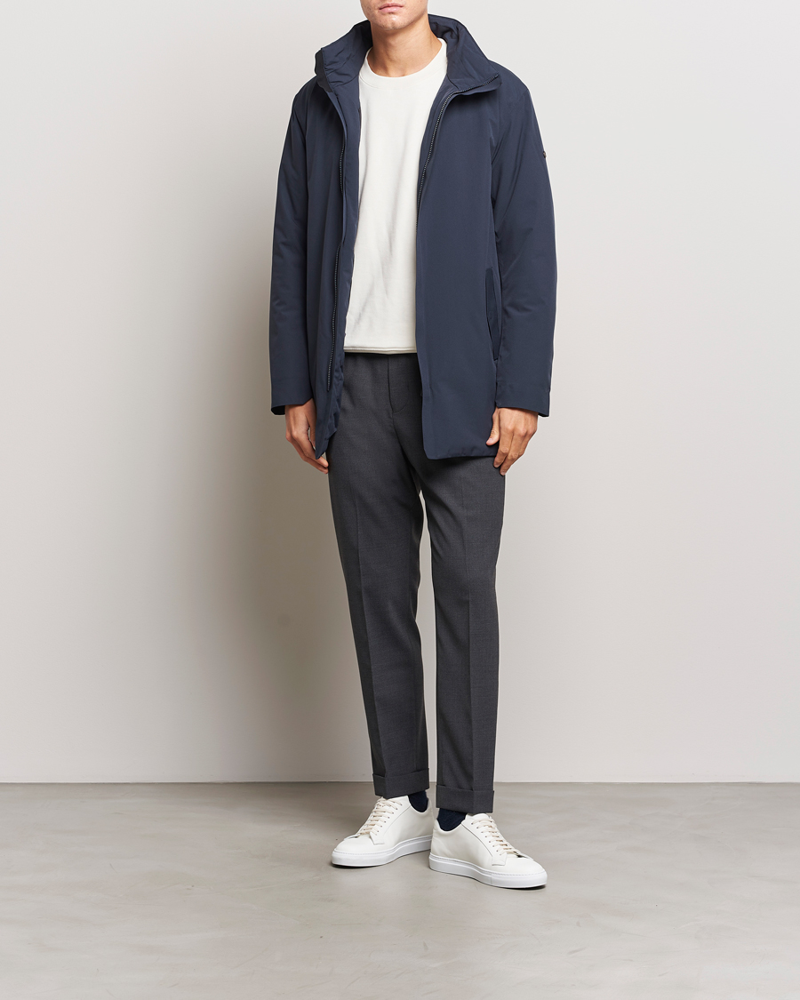 Uomini | Giacche | Scandinavian Edition | Town Waterproof Lightweight Coat Midnight Blue