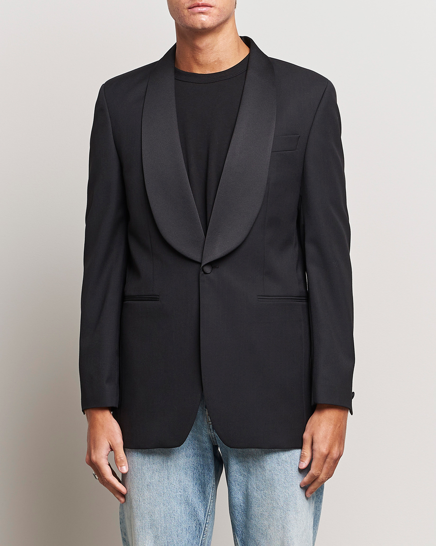 Uomini | Blazers | Sunflower | Shawl Collar Tuxedo Jacket Black