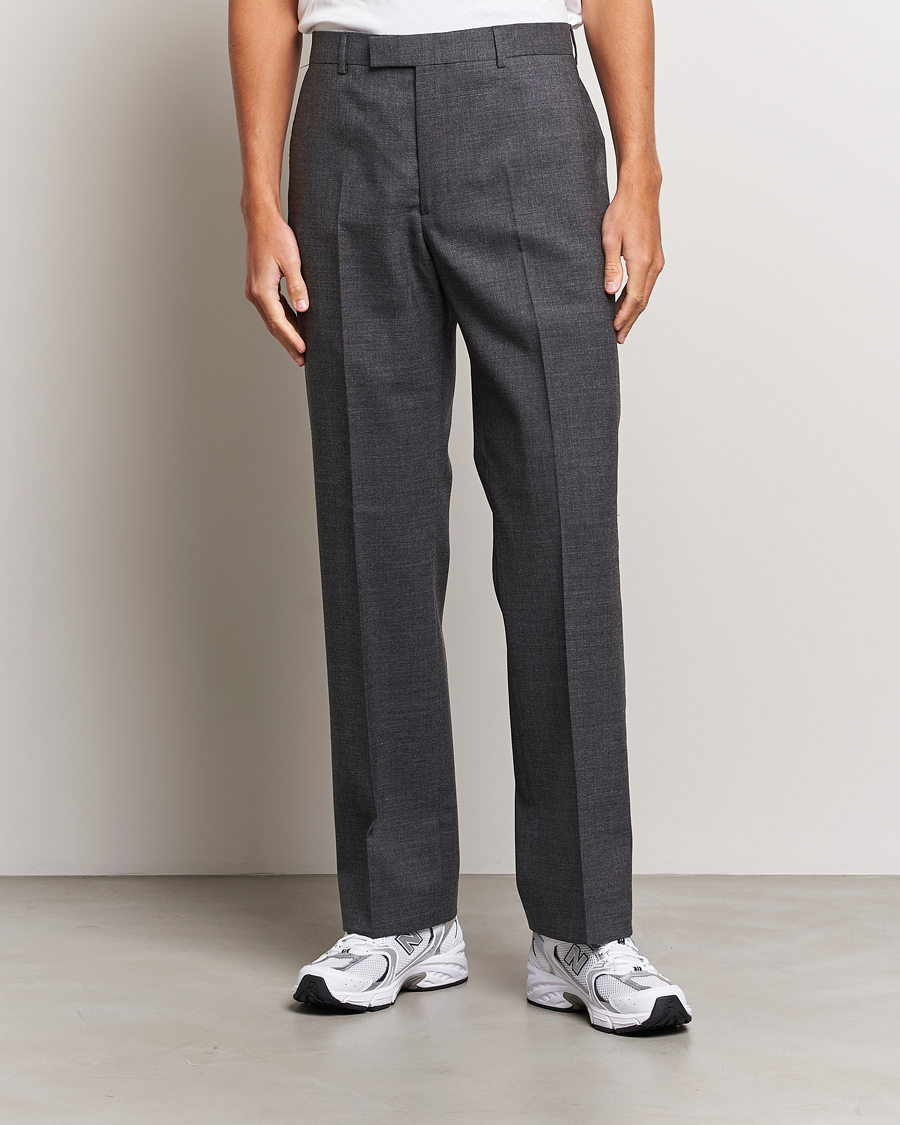 Uomini | Pantaloni | Sunflower | Straight Wool Trousers Antracite