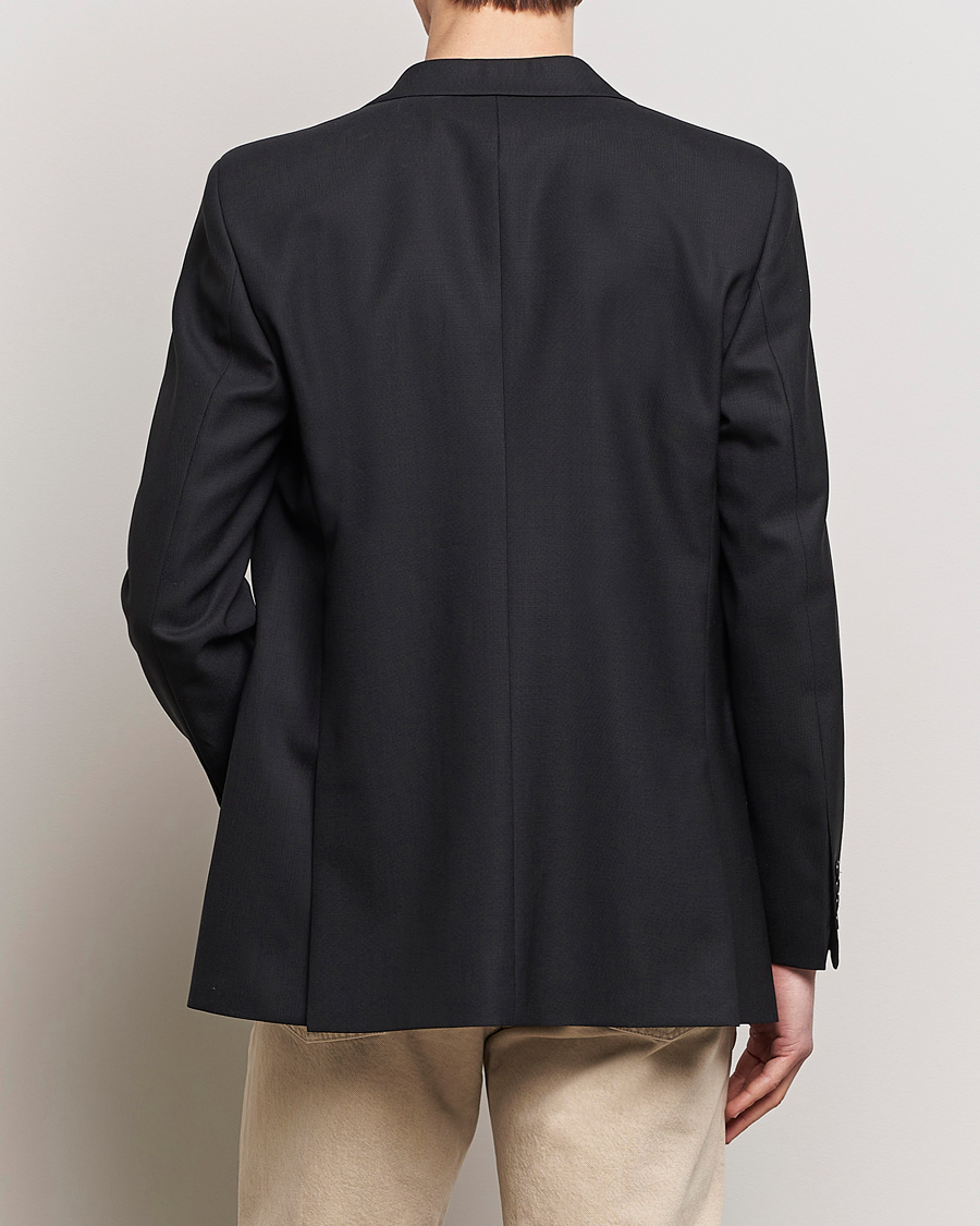 Uomini | Blazers | Sunflower | Single Breasted Wool Blazer Black