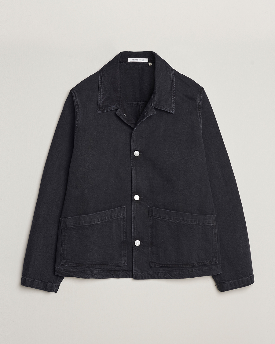 Uomini | Giacche | Sunflower | Worker Denim Jacket Black