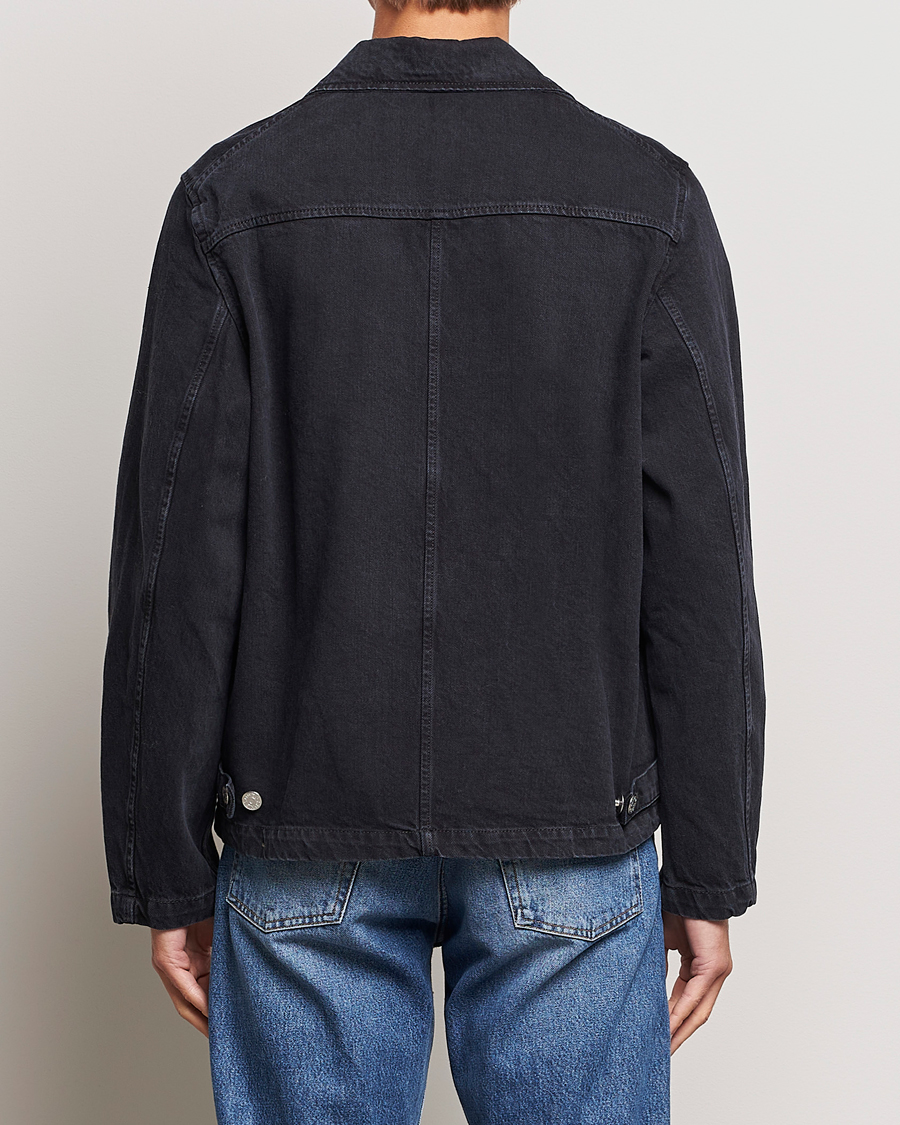 Uomini | Giacche | Sunflower | Worker Denim Jacket Black