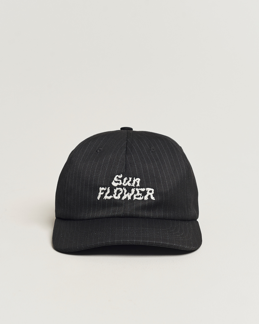 Uomini | Sunflower Pinstripe Dad Cap Black | Sunflower | Pinstripe Dad Cap Black
