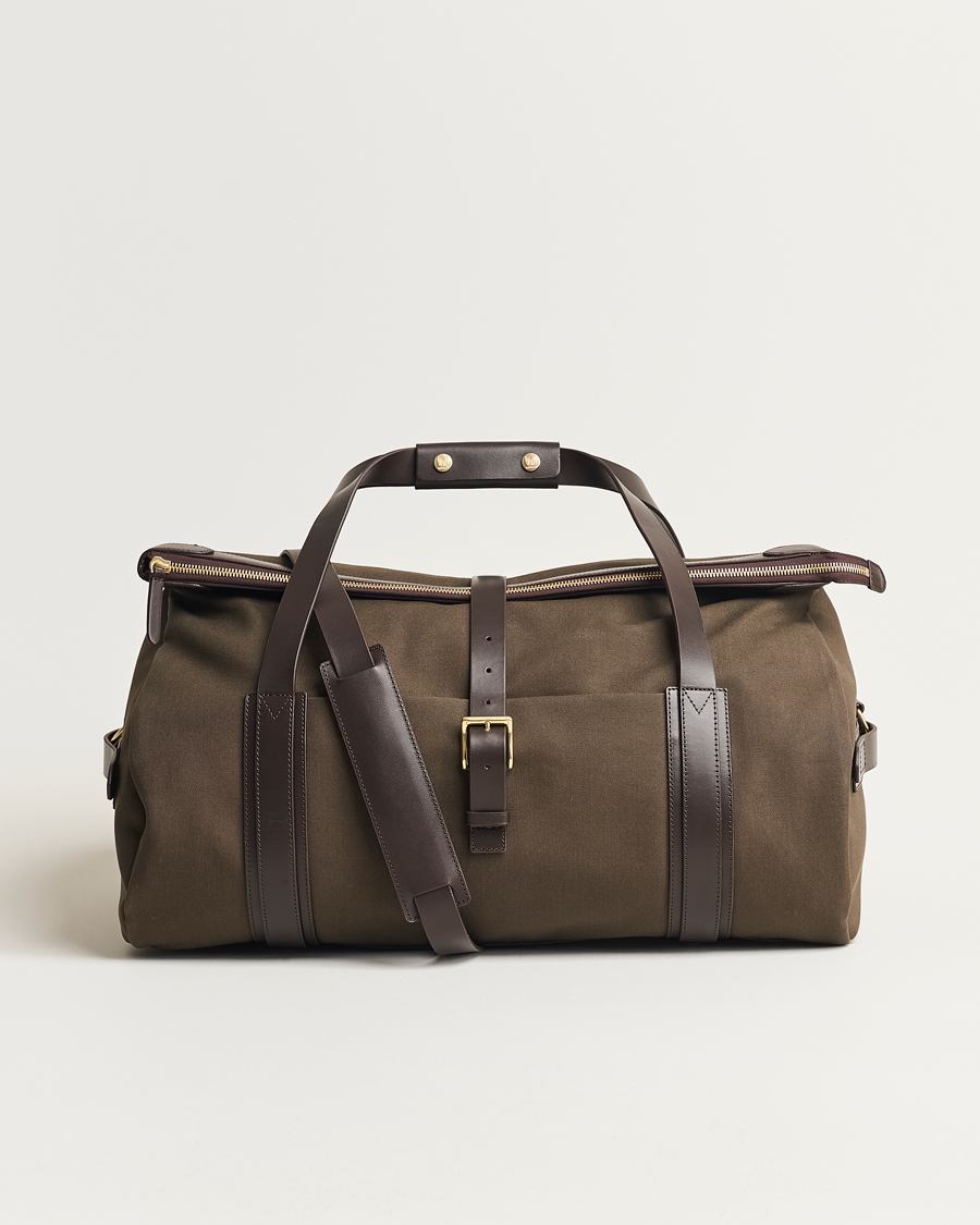 Uomini | Borse | Mismo | M/S Explorer Weekendbag Army/Dark Brown