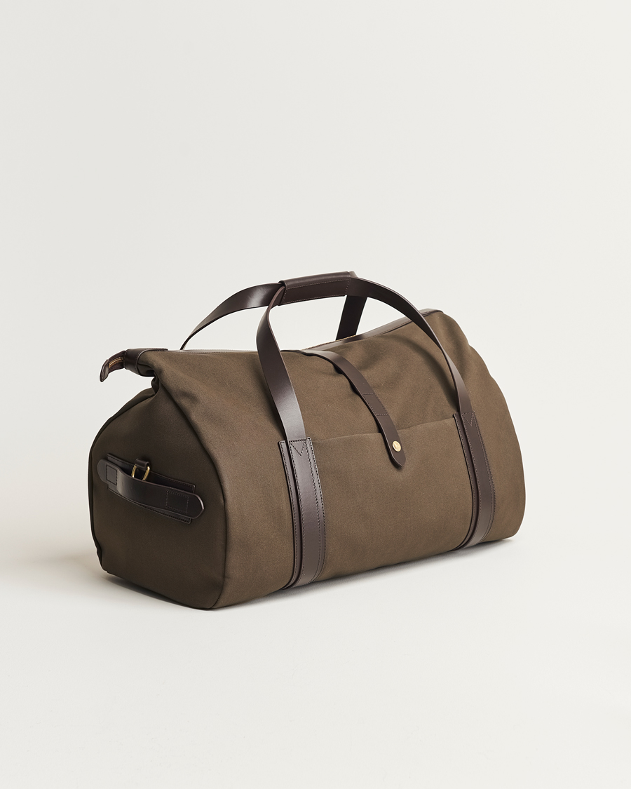 Uomini | Borse | Mismo | M/S Explorer Weekendbag Army/Dark Brown