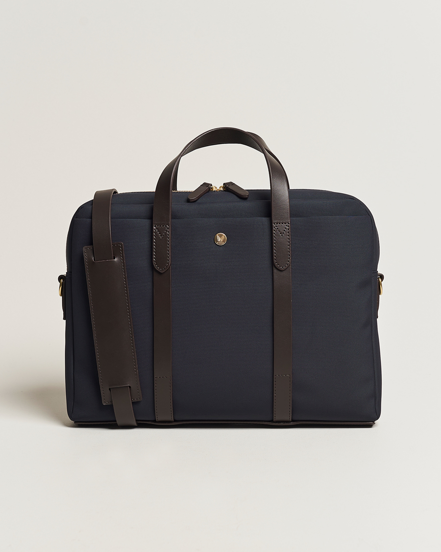 Uomini | Borse | Mismo | M/S Aspire Briefcase Navy/Dark Brown