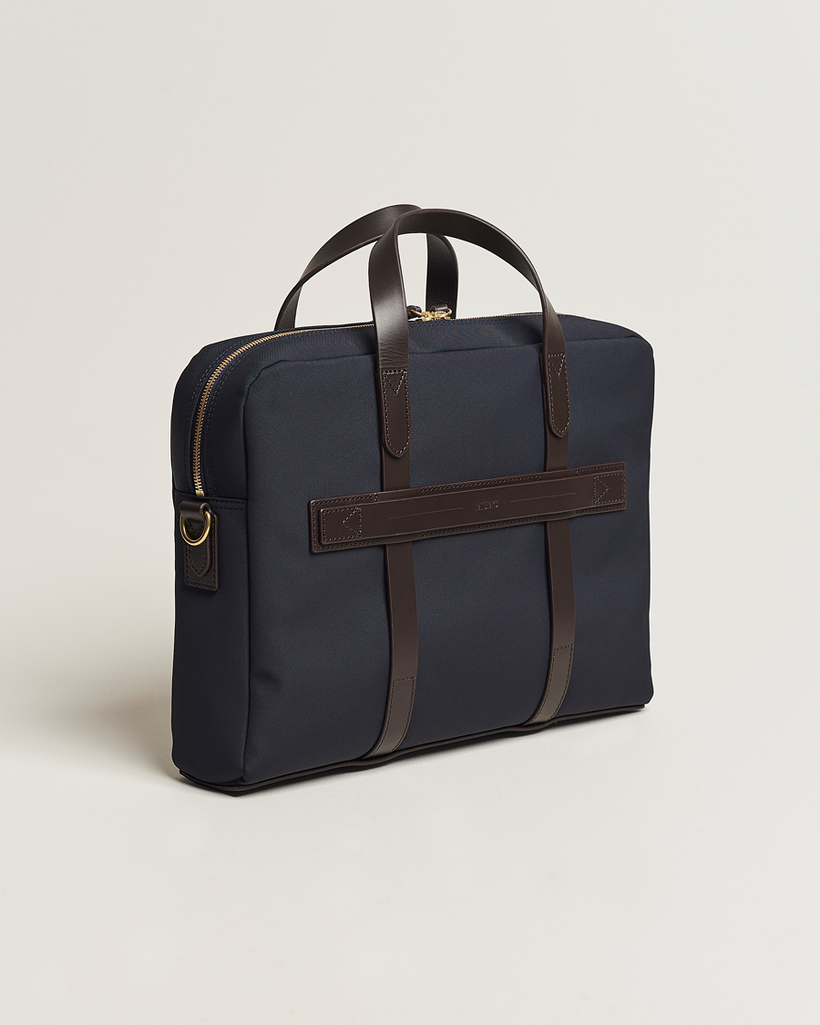 Uomini | Borse | Mismo | M/S Aspire Briefcase Navy/Dark Brown