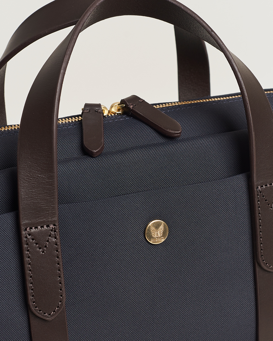 Uomini | Borse | Mismo | M/S Aspire Briefcase Navy/Dark Brown