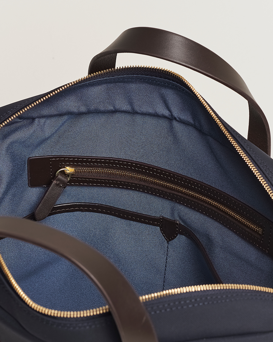 Uomini | Borse | Mismo | M/S Aspire Briefcase Navy/Dark Brown