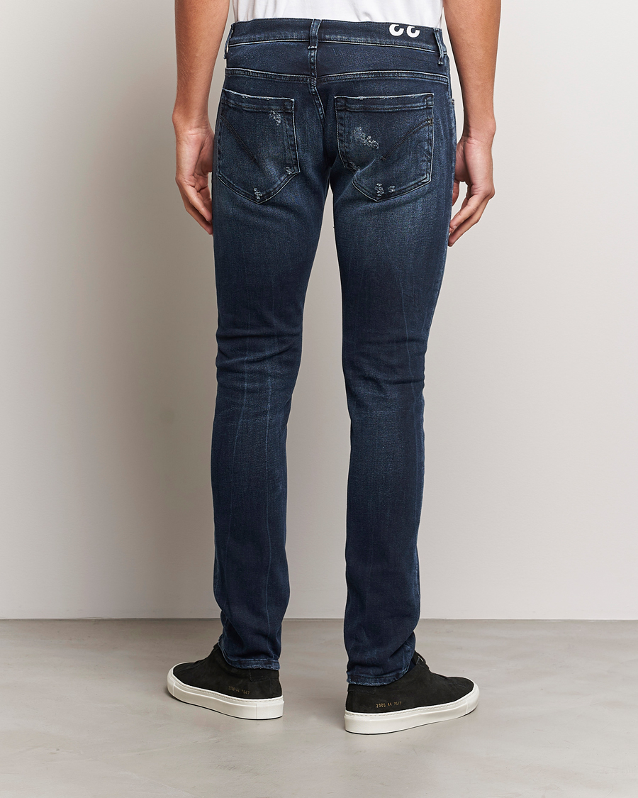 Uomini | Jeans | Dondup | George Destroyed Jeans Blue Black