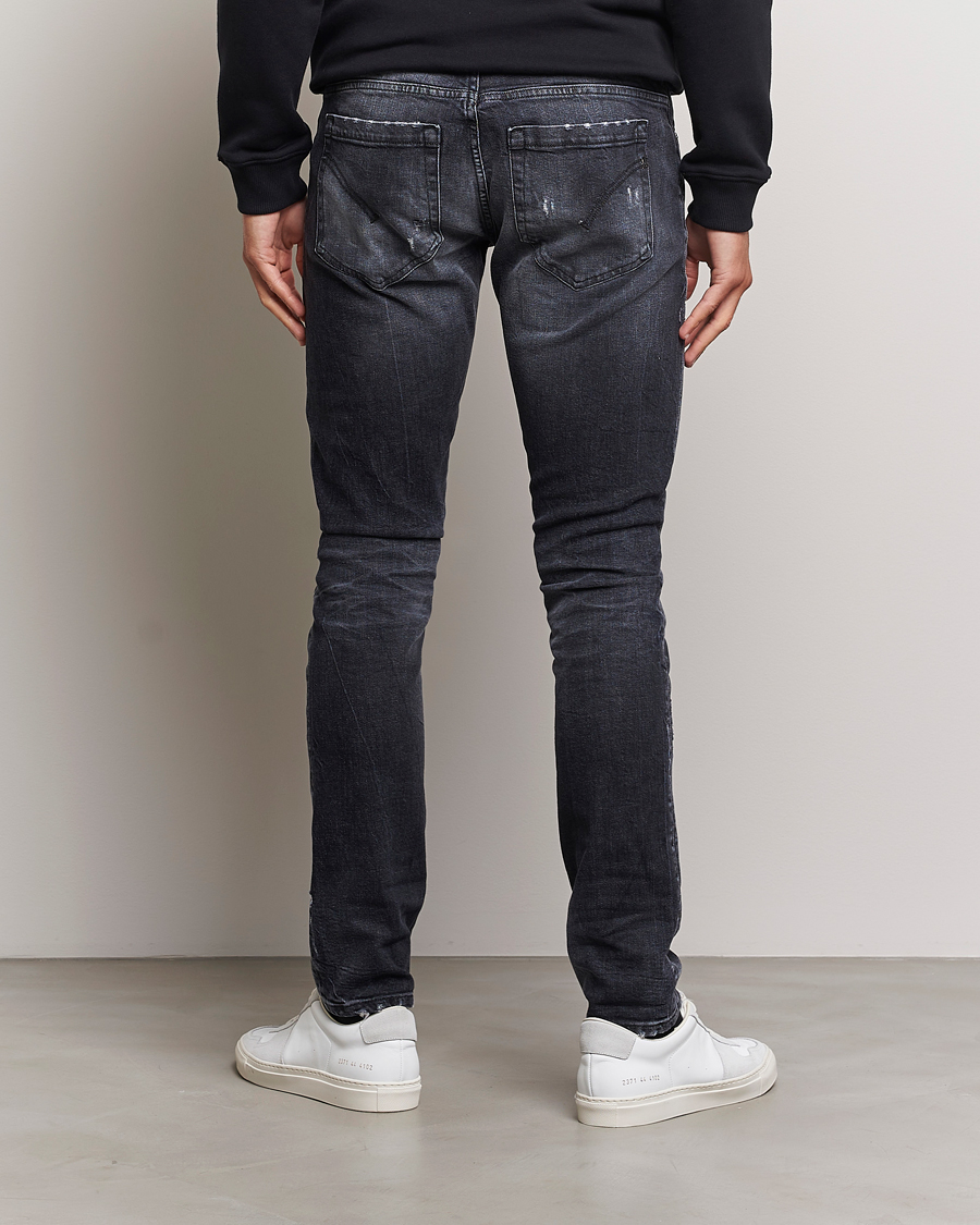 Uomini | Jeans | Dondup | George Destroyed Jeans Vintage Black