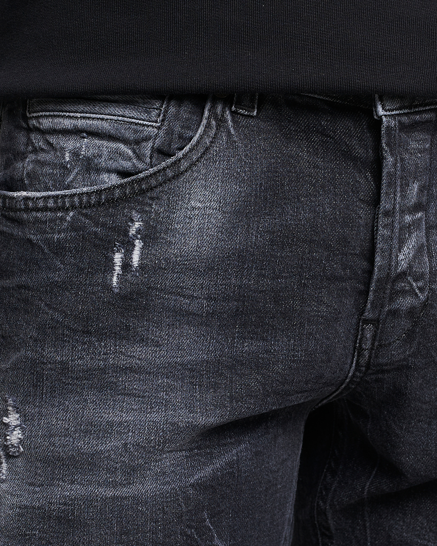 Uomini | Jeans | Dondup | George Destroyed Jeans Vintage Black