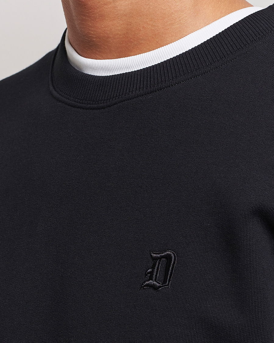 Uomini | Maglieria | Dondup | Logo Crew Neck Sweatshirt Black