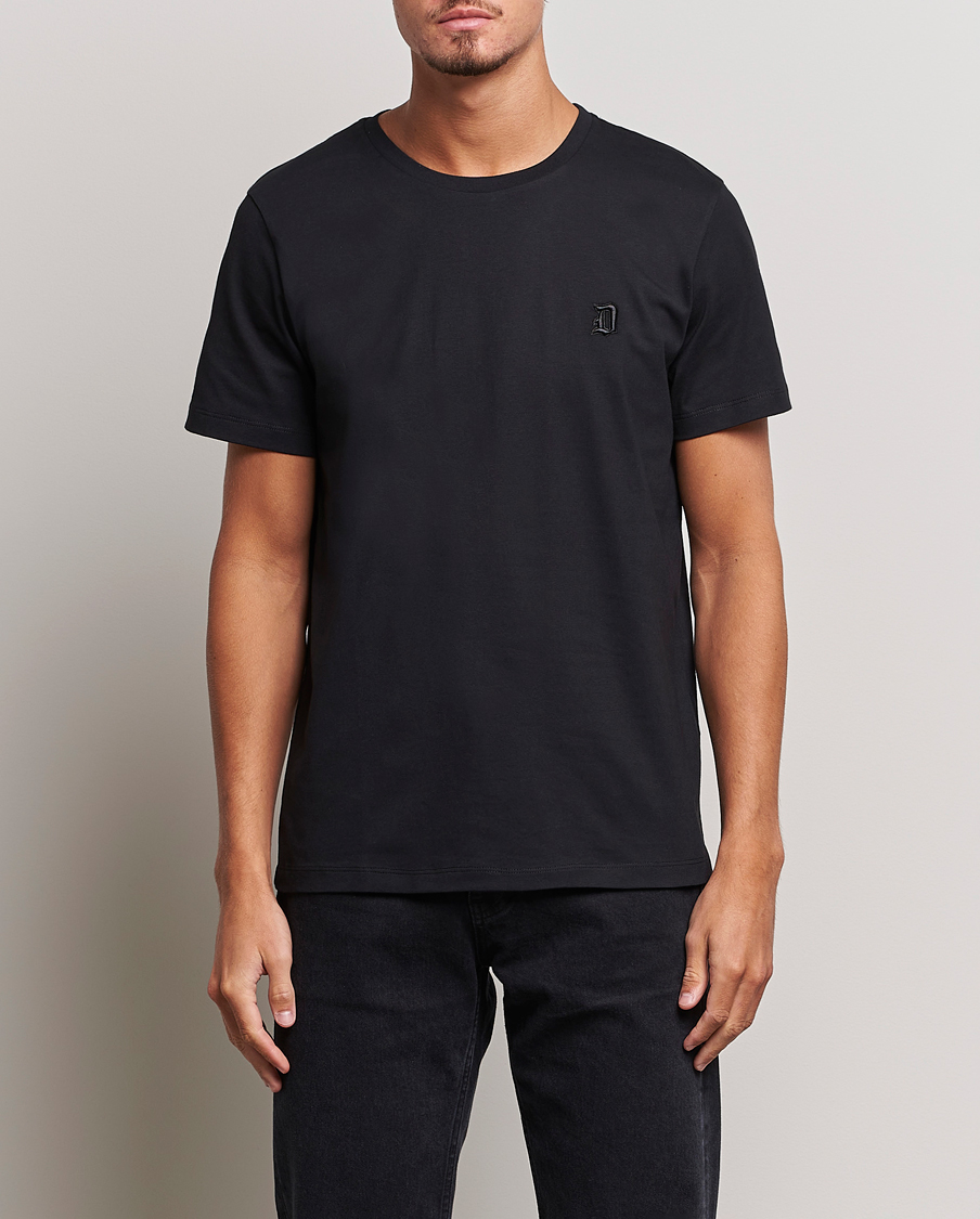 Uomini | T-shirt | Dondup | Logo Crew Neck T-Shirt Black