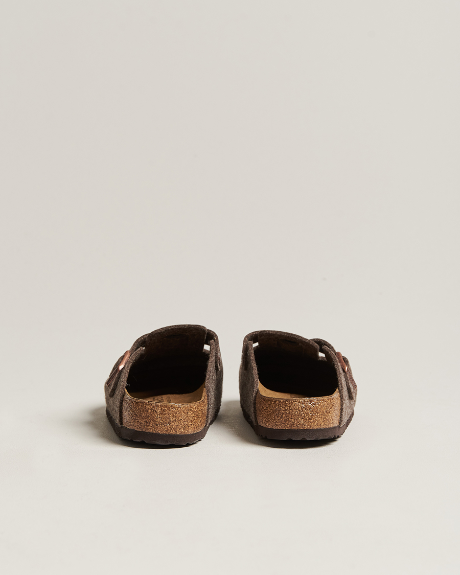 Uomini | BIRKENSTOCK Boston Classic Footbed Wool Felt Antracite | BIRKENSTOCK | Boston Classic Footbed Wool Felt Antracite