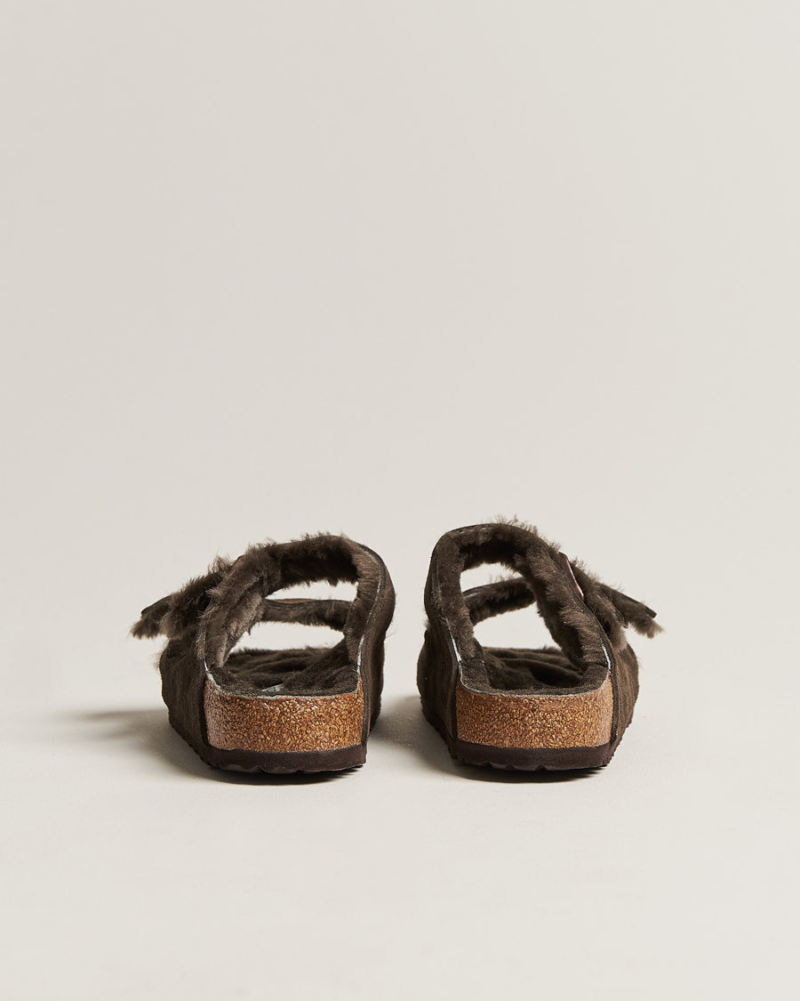 Uomini | Sandali & Diapositive | BIRKENSTOCK | Arizona Classic Footbed Shearling Mocha Suede