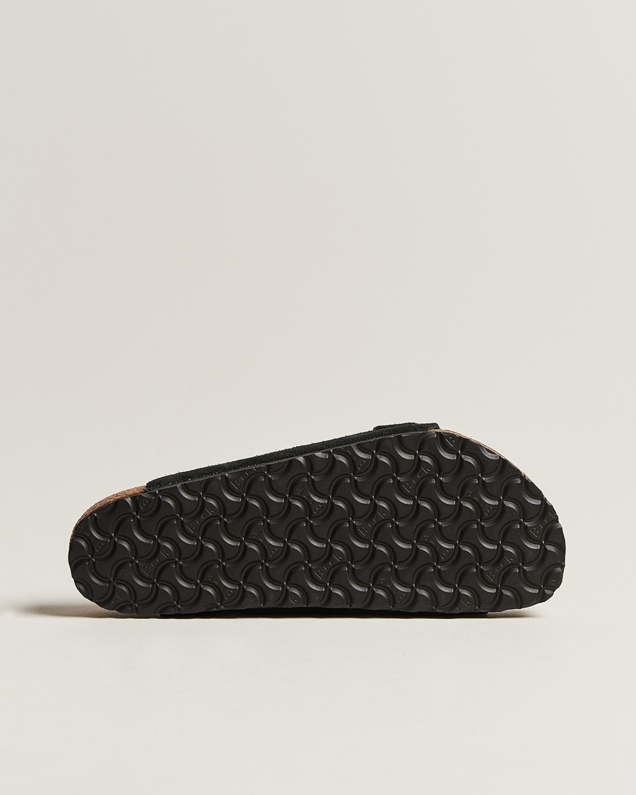 Uomini | Sandali & Diapositive | BIRKENSTOCK | Arizona Soft Footbed Black Suede