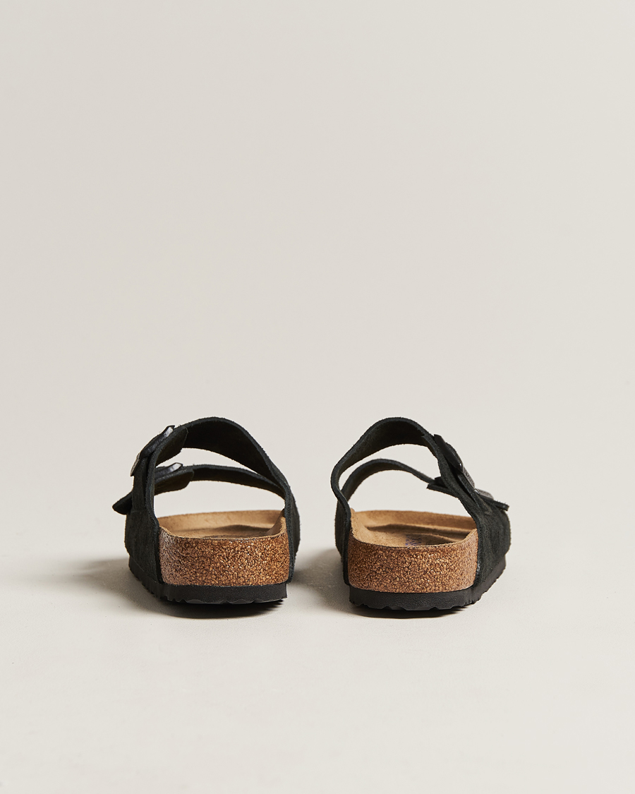 Uomini | Sandali & Diapositive | BIRKENSTOCK | Arizona Soft Footbed Black Suede