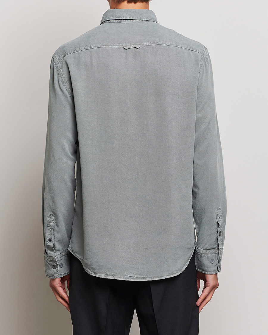 Uomini | Camicie | Filippa K | Zachary Tencel Shirt Smoke Green