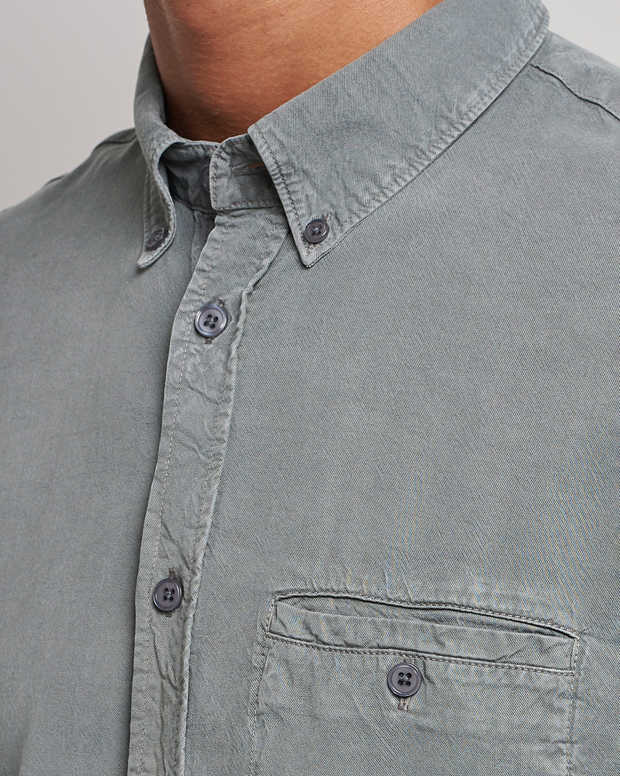 Uomini | Camicie | Filippa K | Zachary Tencel Shirt Smoke Green